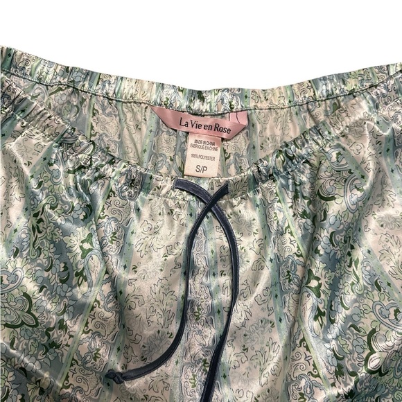 NWOT La Vie en Rose Luxury Edition 3 piece satin lingerie set - Picture 8 of 13